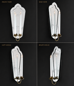 Classic Contemporary Brass <b>Wall</b> <b>Sconce</b> Ornate Luxury <b>Wall</b> <b>Lighting</b> Decorative Lamp for Hallway - Product Image 3