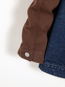 Veste en jean pour homme de haute qualité, fermeture à boutons, vente en gros, étiquette privée, logo et taille personnalisés - Product Image 4