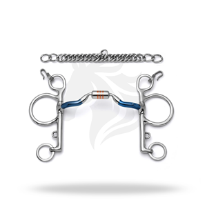 PELHAM LOW PORT CAPSULE SWEET IRON CURB MONTURE À CHEVAL TAILLE COMPLÈTE POUR LE CONTRÔLE DE LA CONDUITE ÉQUESTRE - Product Image 1