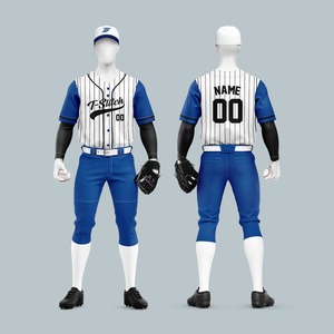 Camiseta de Béisbol Personalizada para Hombre, Uniforme de Equipo de Manga Corta para Verano, Nombre y Número Personalizados, Venta al por Mayor, 100% Poliéster - Product Image 3