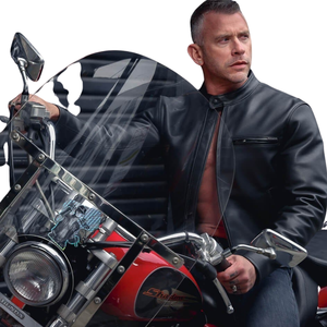 Veste de motocross d'hiver pour homme en cuir premium imperméable et respirante, élégante, durable et confortable pour les motards et les aventures en plein air - Product Image 3