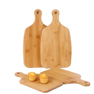 Planche à découper rectangulaire en bois de manguier avec poignée pour servir des légumes et des fruits Planche à découper - Product Image 2