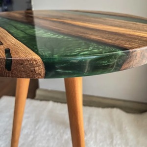 Modern Dining Room Furniture Custom 100% High Quality Wood <b>Resin</b> <b>Table</b> <b>Top</b> Handmade Furniture <b>Resin</b> Art Cafe Coffee <b>Tops</b> - Product Image 4
