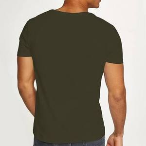 Durable <b>Mens</b> Essential T Shirt With Heavy Duty Stitching Custom Logo Patch Compatibility Clean Blank Appearance And Short Sleeve - Product Image 4