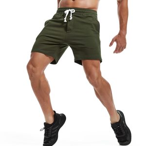 New Arrival Men's Lightweight Sport Shorts For Men 100% Polyester Cotton Vintage Beach Pattern Solid Anti-Wrinkle Joggers Shorts - Product Image 2