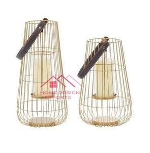 เชิงเทียนแก้วสีทองตกแต่งงานปาร์ตี้ดีไซน์เรขาคณิตได้อย่างแม่นยำ - Product Image 6