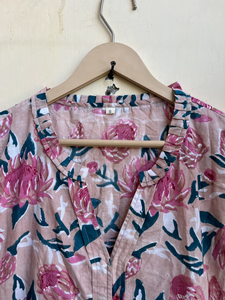 Vestido Indio 2026 de Algodón 100% con Estampado Floral Hecho a Mano, Túnica Larga de Estilo Casual para Mujer, Gran Venta - Product Image 5