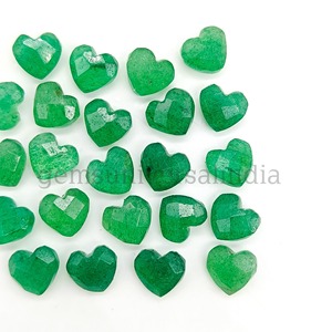 Pendentif Cœur en Quartz Fraise Naturel Facetté 8mm, Sculpté à la Main, Vente en Gros pour Fabrication de Bijoux - Product Image 3
