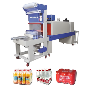 เครื่องบรรจุภัณฑ์แบบพิเศษ เครื่องห่อหุ้มขวดน้ำแร่และเครื่องดื่มอัดลมแบบอัตโนมัติ-120 BPM ขับเคลื่อนด้วยไฟฟ้า ความปลอดภัยสูง - Product Image 2