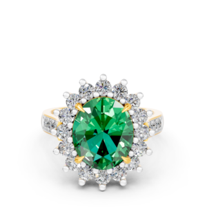 Bague en argent 925 avec diamant de laboratoire pour femme, certifiée IGI, RJC, ODM, OEM, fabricant éthique de bijoux fins, vente en gros E201287 - Product Image 3