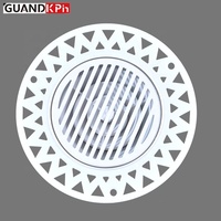 Diffuseur sans cadre de qualité supérieure, directement de l'usine, grille d'air frais encastrée pour système de ventilation de plafond HVAC