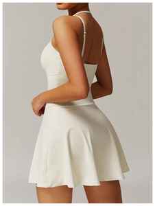 Vêtements de sport professionnels respirants, durables, extensibles, doux, lisses, inspirés de la mode, uniforme de tennis pour femmes - Product Image 3