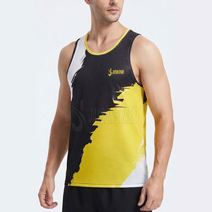 Quick Dry Breathable Casual 100% Polyester Tank Top Wholesale Low Price Sleeveless Workout Fitness Wear Sublimation Gym Vest for - Product Image 4