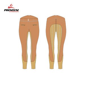 Leggings d'équitation pour femmes avec grip en silicone, poches pour téléphone, culottes de monte et ensemble moulant - Product Image 6