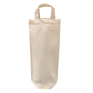 Cotton <b>Draw</b> Handle Wine Bottle Bag Reusable Canvas Tote - Product Image 3