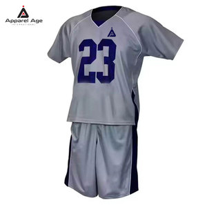 Dernier design d'uniforme de lacrosse pour hommes, haute qualité, respirant, confortable, manches courtes, 100% polyester, imprimé, grandes tailles - Product Image 2