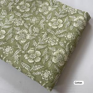 Tissu en coton imprimé floral écologique de qualité supérieure pour la décoration intérieure – Achetez en gros directement auprès d'un fournisseur indien - Product Image 2