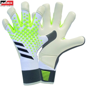 Guantes de Portero Recién Llegados, Guantes de Fútbol con Palma de Látex de Alto Agarre, Ajuste Cómodo, Transpirables, Duraderos, para Uso Profesional - Product Image 1