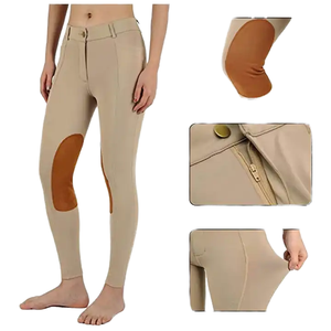 horse riding wear horse riding breeches horse riding tights Women's Horse Riding Pants Silicone Equestrian Leggings - Product Image 1