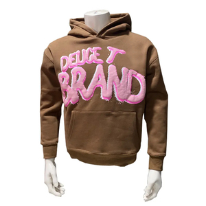 Sudadera con Capucha de Alta Gama con Estampado Puff, Corte Holgado, Felpa de Algodón Suave, Ropa Personalizada de Moda para Hombre y Mujer - Product Image 5