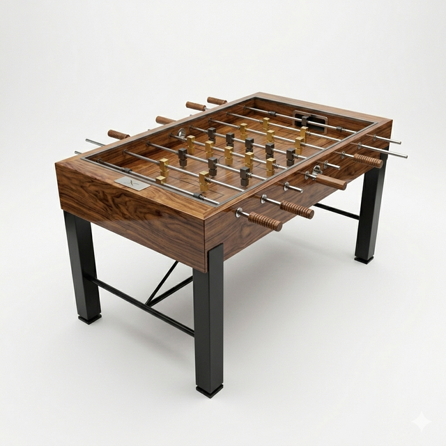 Timbo by Argmac High-End Custom Foosball Table with Premium Materials, Designer Finish and Modern Styling for Luxury Homes