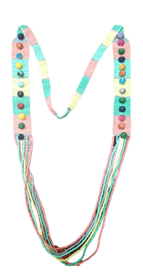 Collar con Borlas Geométricas Hechas a Mano, Chapado en Oro, Estilo Bohemio para Mujer, Imitación de Bola, Ecológico, Personalizado - Product Image 4