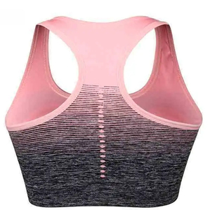 Women Sports <b>Bra</b> Fitness Front Adjustable Straps Yoga Wear Breathable Wireless Support High <b>Stretch</b> Activewear Top - Product Image 3