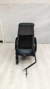 Remorque de vélo en alliage d'aluminium pour enfants avec suspension indépendante, pneus de 20 pouces, charge utile de 35 kg - Product Image 4