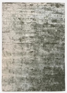 Handwoven Green Silk Rug: Luxury Minimalist Carpet - Product Image 1