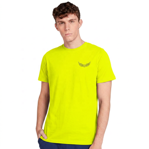 Camiseta de Manga Corta para Hombre, Color Azul Marino, Cuello Redondo, con Logotipo Bordado, Corte Regular, Tejido Jersey Informal, 100% Algodón - Product Image 3
