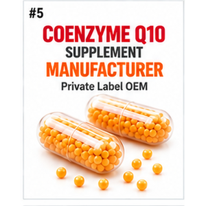 Fabricante de Suplementos de Coenzima Q10, Marca Privada OEM - Product Image 1