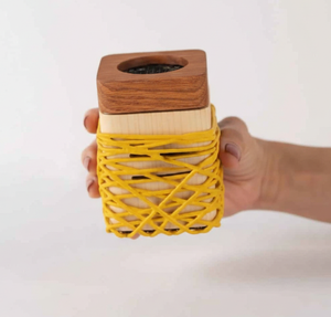 Porte-encens religieux moderne en bois d'acacia rouge écologique, brûleur de Bakhoor de qualité supérieure, cadeau festif pour le Ramadan et l'Aïd - Product Image 2