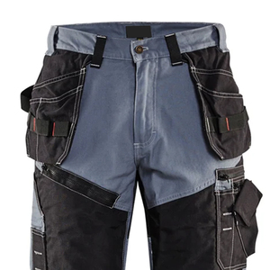 Men Workwear <b>Pants</b> With Multi-Pockets <b>Cargo</b> Trousers For Outdoor Use OEM Service Solid Color <b>Working</b> <b>Pants</b> With All Your Logo - Product Image 4