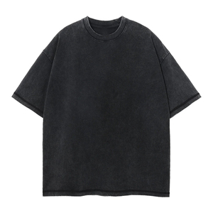เสื้อยืดแฟชั่นใหม่ขายส่งสำหรับผู้ชาย ถักจากผ้าฝ้ายออร์แกนิค 100% เป็นมิตรกับสิ่งแวดล้อม ระบายอากาศได้ดี ไซส์ใหญ่พิเศษ สไตล์สตรีทแวร์ - Product Image 2
