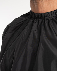 Combinaison de sauna noire à col haut et manches longues pour homme, en polyester, taille élastique, pour toutes les saisons, vêtements de fitness - Product Image 4