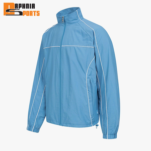 2026 Unisex Men's Custom Made Waterproof Windbreaker Set Hooded Elastic Waist Two-Piece Winter Streetwear Solid Printed - Product Image 2