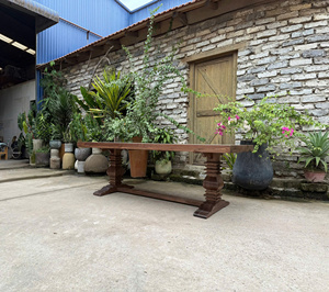 Chaise de salle à manger YUSHAN en bois massif noir avec dossier en échelle, pieds en bois, design moderne, mobilier de salle à manger, modèle non pliable - Product Image 2