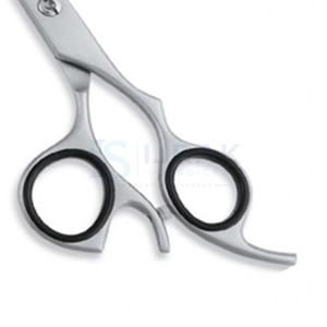 Ciseaux à cheveux professionnels en acier inoxydable, pointe acérée, pour droitiers, manche moyen, outils de salon de coiffure - Product Image 3