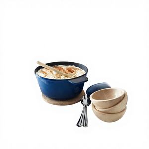 Vente en gros de bol vintage poli en bois d'acacia et bambou de forme personnalisée, centre de table écologique pour le dîner et le déjeuner, pour la fête - Product Image 6