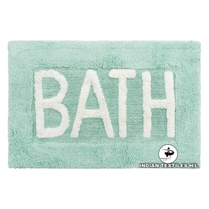 Tapis de bain LOVE personnalisés à la mode, séchage rapide, en coton, conçus avec des techniques de fabrication mécanique pour salles de bain par ITHL - Product Image 4