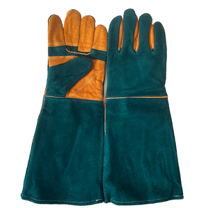 Gants de soudage anti-morsure Veekend Bazar pour animaux de compagnie, 60CM/45CM, coque en cuir, entièrement doublés, anti-rayures, ignifuges, personnalisables - Product Image 1