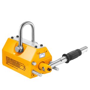 Sollevatore Magnetico con Capacità di Trazione di 600 kg (1320 Libbre), Fattore di Sicurezza 2.5, Nucleo in Acciaio al Neodimio, Rilascio a Ingranaggi, Uso Permanente - Product Image 4