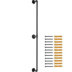 Corrimano per Scale in Acciaio al Carbonio da 7 Piedi, Design Moderno, Capacità di Carico 440 LBS, Facile Installazione - Product Image 1