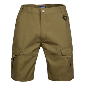 Shorts cargo décontractés pour hommes, multi-poches, taille mi-haute, 100 % coton, vente en gros, best-seller - Product Image 1