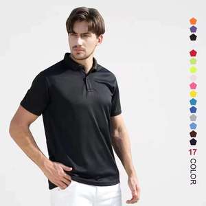 T-shirt polo homme en polyester et élasthanne à rayures, impression intégrale par sublimation, logo personnalisé brodé, vente en gros OEM - Product Image 3