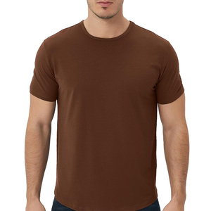 T-shirt de sport tricoté à manches classiques pour homme, haut d'entraînement bicolore, coupe ajustée, séchage rapide, respirant, vêtement athlétique - Product Image 5