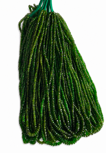 Collier en tourmaline verte naturelle avec perles et papillon en argent, bijoux pour femmes, vente en gros, lot, meilleur prix, pierre de naissance juillet - Product Image 3