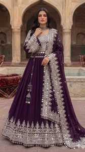 Elegante Conjunto de Vestido de Novia Afgano Vintage Color Granate Hecho a Mano con Espejos, Maxi Dupatta Nupcial y Chaleco Bordado para Novio - Product Image 2