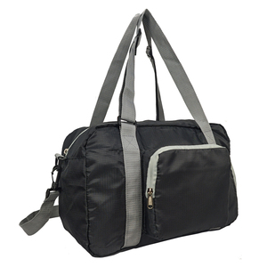 Wholesale Fashion Duffel <b>Bag</b> In Water Resistant Polyester Foldable Large Capacity Zipper Closure Custom Logo Travel - Product Image 3
