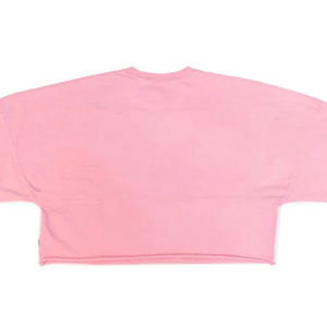 Camiseta Corta Deportiva de Manga Larga con Cuello Redondo y Color Sólido para Mujer, Fabricada con Tela Suave, Camiseta Deportiva Corta para Mujer - Product Image 3